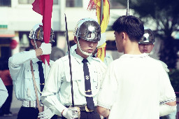 嶺東中學糾察社團訓練底片影像