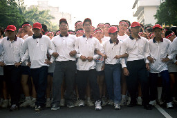 舒跑盃路跑(1999台中體育場)台灣體育運動大學運動攝影