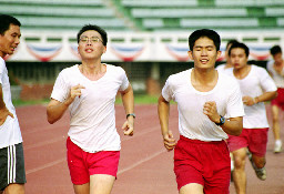 阿兵哥體能測驗(台中體育場)台灣體育運動大學運動攝影