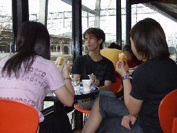 聊天表情(1)2002-09-07咖啡廳攝影拍照2000年至2003年橘園經營時期台中20號倉庫藝術特區藝術村