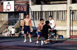 夏天籃球場系列-2夏天的籃球場(台中體育場)台灣體育運動大學運動攝影