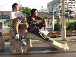 大腳拍照邀請20060924月台景物篇台中火車站台灣鐵路旅遊攝影