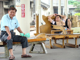 公共藝術-林煌迪-阿貓一族月台景物篇台中火車站台灣鐵路旅遊攝影