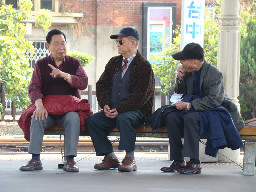 公共藝術-林煌迪-阿貓一族月台景物篇台中火車站台灣鐵路旅遊攝影