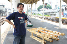 公共藝術-林煌迪-阿貓一族月台景物篇台中火車站台灣鐵路旅遊攝影