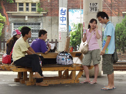 公共藝術-林煌迪-阿貓一族月台景物篇台中火車站台灣鐵路旅遊攝影