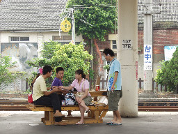 公共藝術-林煌迪-阿貓一族月台景物篇台中火車站台灣鐵路旅遊攝影