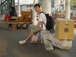 公共藝術-王振瑋-鱷魚月台景物篇台中火車站台灣鐵路旅遊攝影