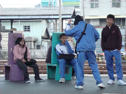 公共藝術-邱建銘-雕刻時光-II區月台景物篇台中火車站台灣鐵路旅遊攝影