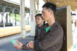 公共藝術-邱建銘-雕刻時光月台景物篇台中火車站台灣鐵路旅遊攝影