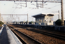 1999年之前紀錄拍攝追分火車站台灣鐵路旅遊攝影
