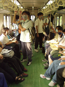 2003SRAS期間電車-區間車台灣鐵路旅遊攝影