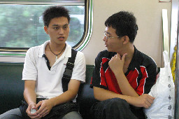 交談的旅客(2)2005-07-02街拍帥哥台灣鐵路旅遊攝影