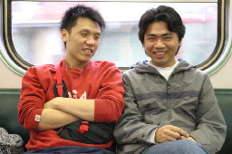 交談的旅客2002-02-06街拍帥哥台灣鐵路旅遊攝影