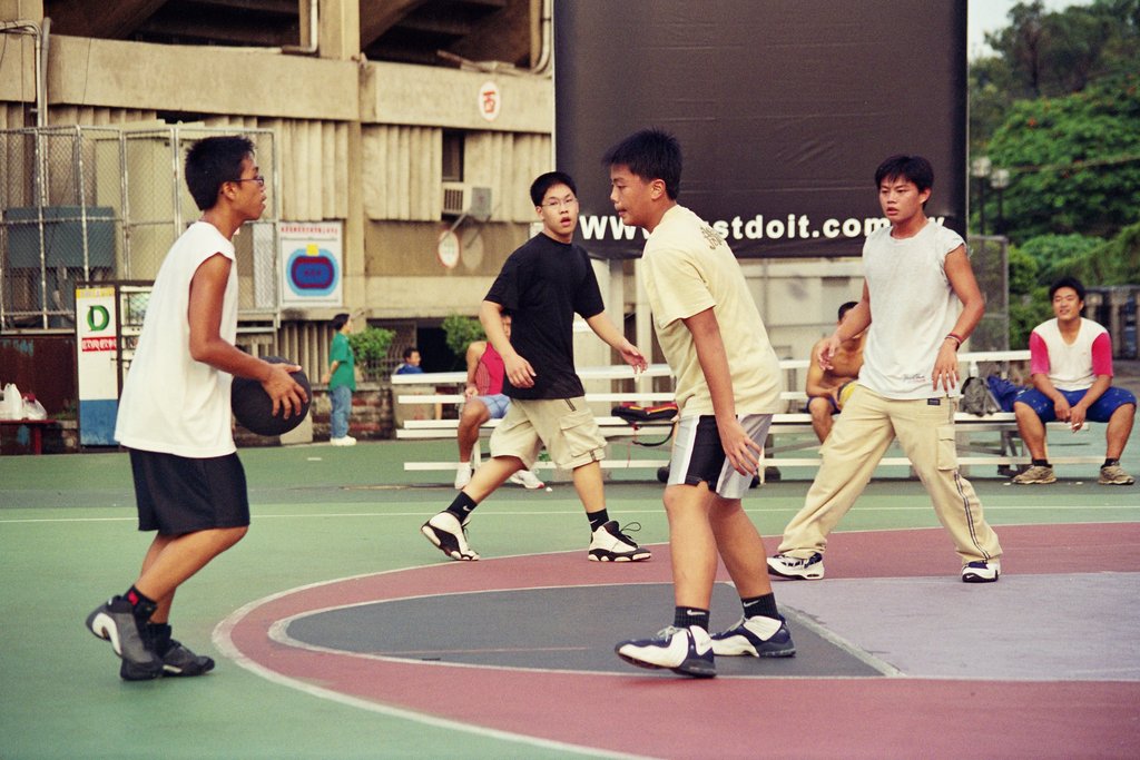 街頭籃球攝影台中籃球場台灣體育學院
