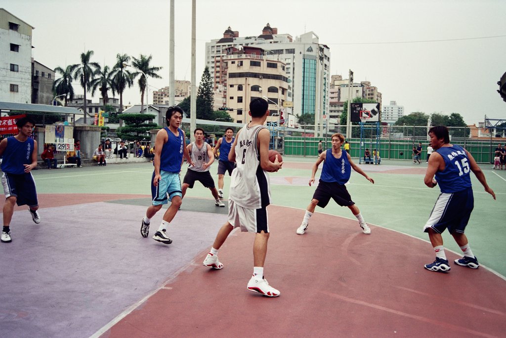 籃球運動攝影一中街街頭籃球賽