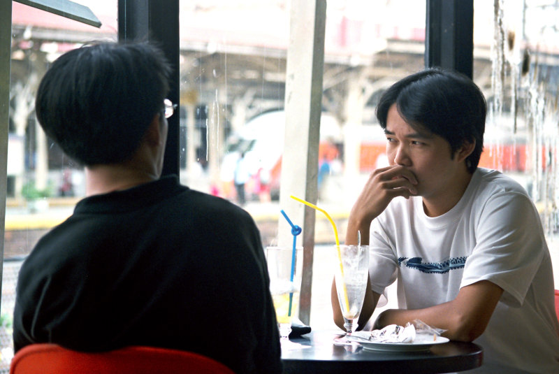 台中20號倉庫藝術特區藝術村2000年至2003年橘園經營時期咖啡廳攝影拍照聊天表情系列傳統相機-4攝影照片7