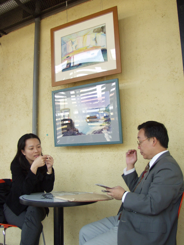 台中20號倉庫藝術特區藝術村2000年至2003年橘園經營時期白天的咖啡廳景緻攝影照片76