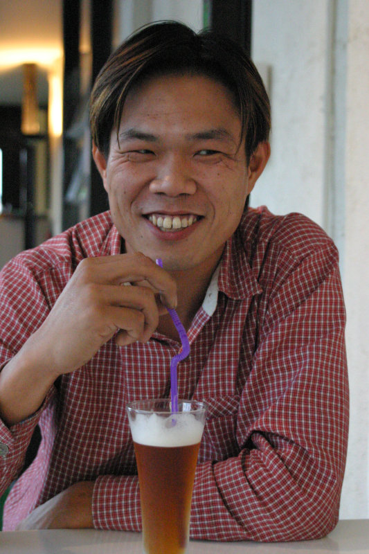 台中20號倉庫藝術特區藝術村2006-2009年橘園經營時期咖啡館藝廊聊天表情系列攝影邀請2007-12-09攝影照片1