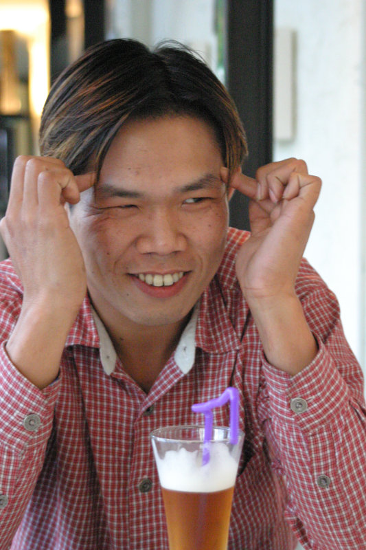 台中20號倉庫藝術特區藝術村2006-2009年橘園經營時期咖啡館藝廊聊天表情系列攝影邀請2007-12-09攝影照片3