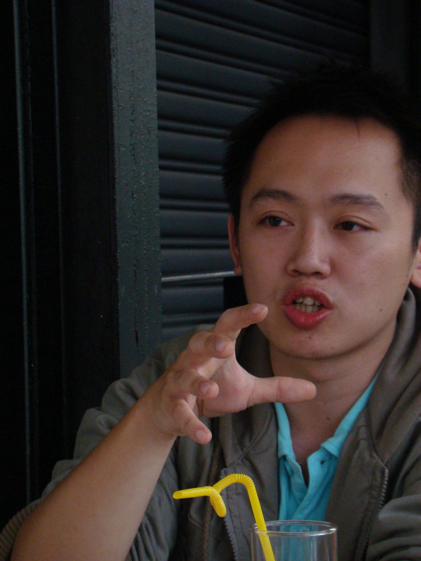 台中20號倉庫藝術特區藝術村2006-2009年橘園經營時期咖啡館藝廊聊天表情系列攝影邀請20090412攝影照片148