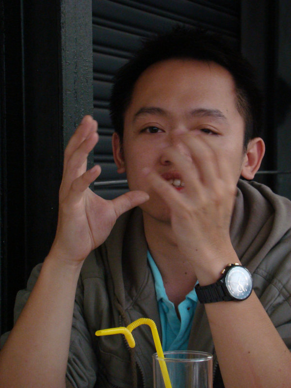 台中20號倉庫藝術特區藝術村2006-2009年橘園經營時期咖啡館藝廊聊天表情系列攝影邀請20090412攝影照片155