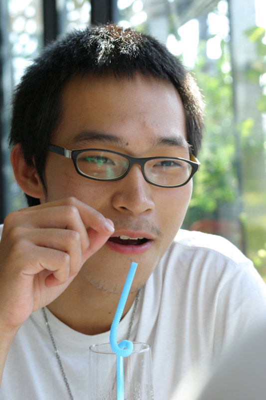 台中20號倉庫藝術特區藝術村2006-2009年橘園經營時期咖啡館藝廊聊天表情系列攝影邀請Jackmaday-20070721攝影照片13