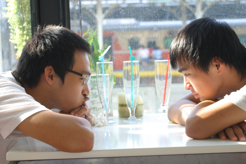 台中20號倉庫藝術特區藝術村2006-2009年橘園經營時期咖啡館藝廊聊天表情系列攝影邀請Jackmaday-20070721攝影照片52