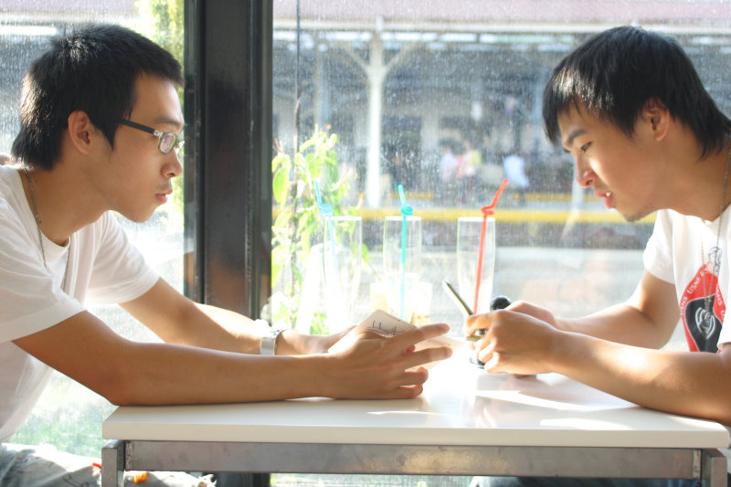 台中20號倉庫藝術特區藝術村2006-2009年橘園經營時期咖啡館藝廊聊天表情系列攝影邀請Jackmaday-20070721攝影照片80