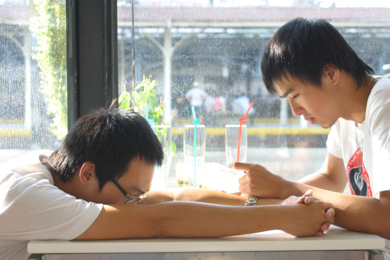 台中20號倉庫藝術特區藝術村2006-2009年橘園經營時期咖啡館藝廊聊天表情系列攝影邀請Jackmaday-20070721攝影照片83