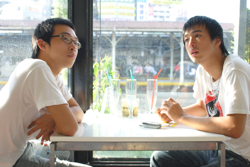 台中20號倉庫藝術特區藝術村2006-2009年橘園經營時期咖啡館藝廊聊天表情系列攝影邀請Jackmaday-20070721攝影照片86