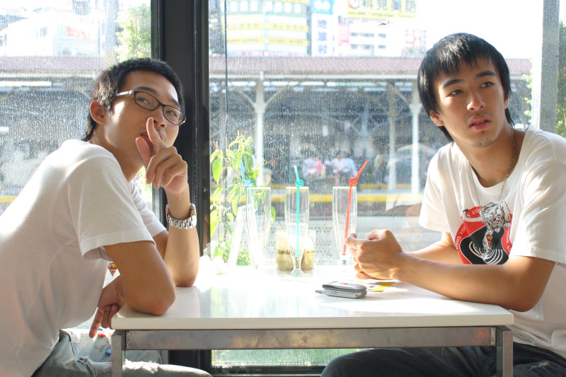 台中20號倉庫藝術特區藝術村2006-2009年橘園經營時期咖啡館藝廊聊天表情系列攝影邀請Jackmaday-20070721攝影照片88