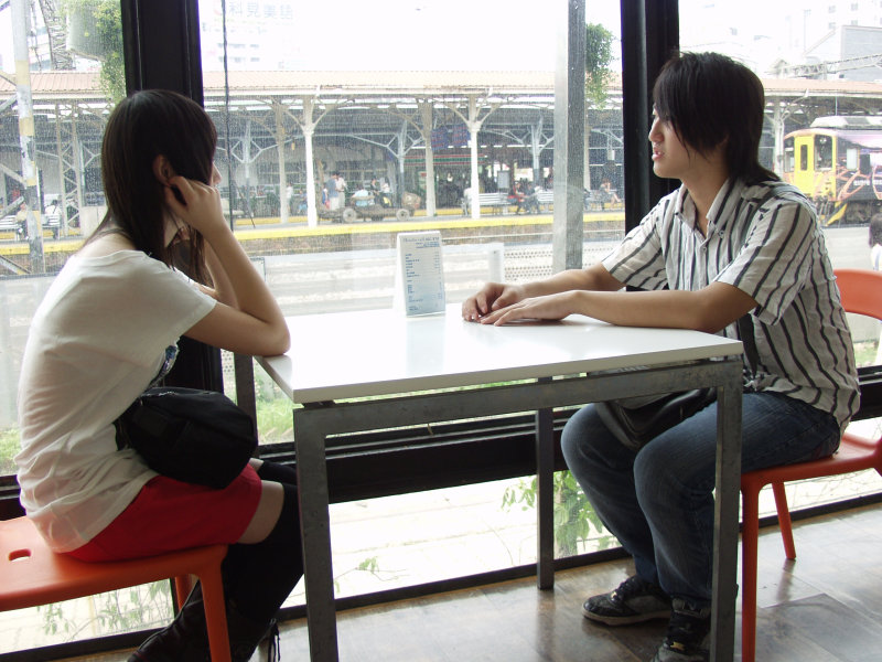 台中20號倉庫藝術特區藝術村2006-2009年橘園經營時期咖啡館藝廊聊天表情系列攝影邀請勳20080726攝影照片1