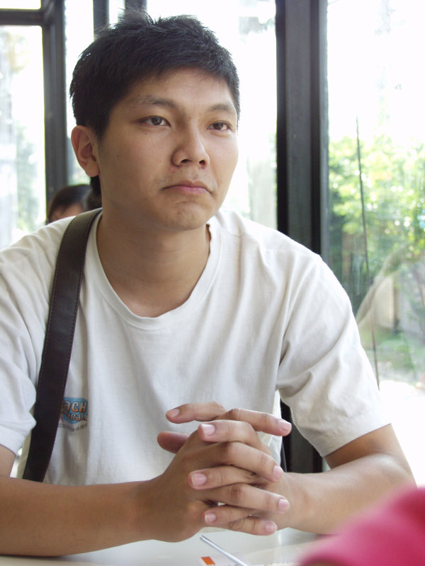 台中20號倉庫藝術特區藝術村2006-2009年橘園經營時期咖啡館藝廊聊天表情系列攝影邀請聊天表情20060924攝影照片97