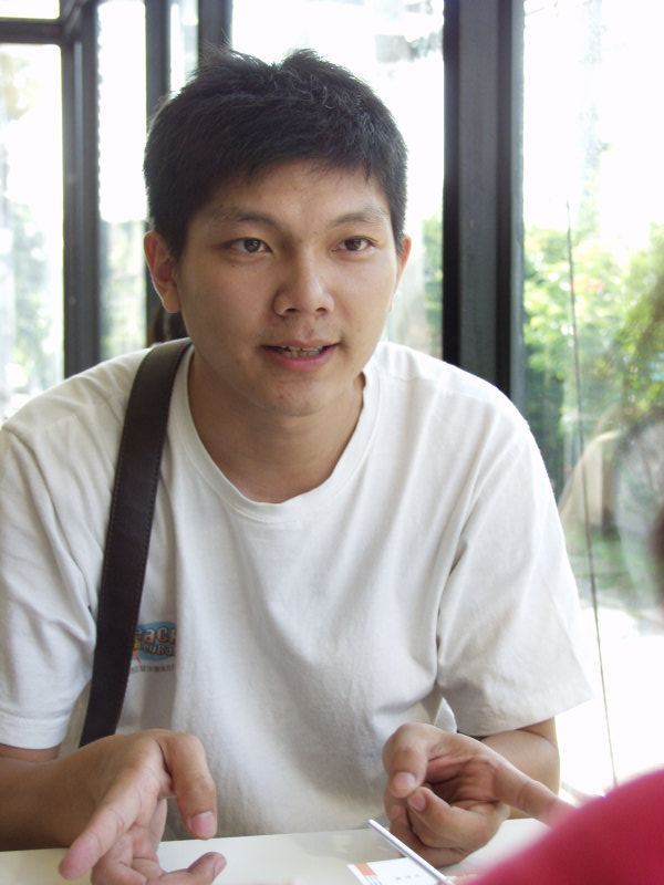 台中20號倉庫藝術特區藝術村2006-2009年橘園經營時期咖啡館藝廊聊天表情系列攝影邀請聊天表情20060924攝影照片106