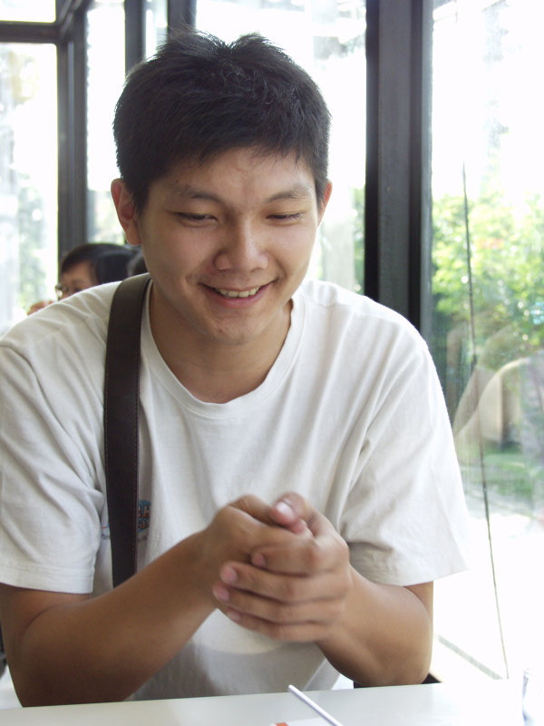 台中20號倉庫藝術特區藝術村2006-2009年橘園經營時期咖啡館藝廊聊天表情系列攝影邀請聊天表情20060924攝影照片123