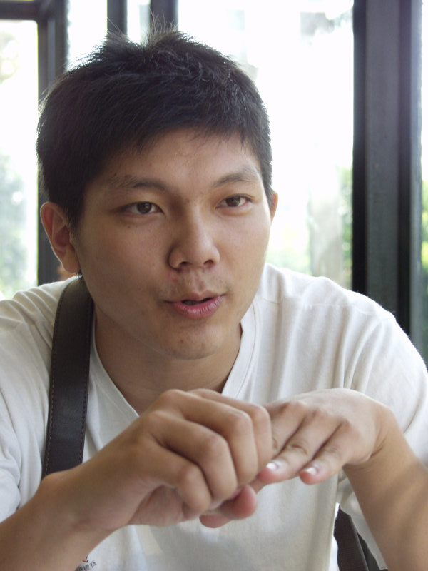 台中20號倉庫藝術特區藝術村2006-2009年橘園經營時期咖啡館藝廊聊天表情系列攝影邀請聊天表情20060924攝影照片124