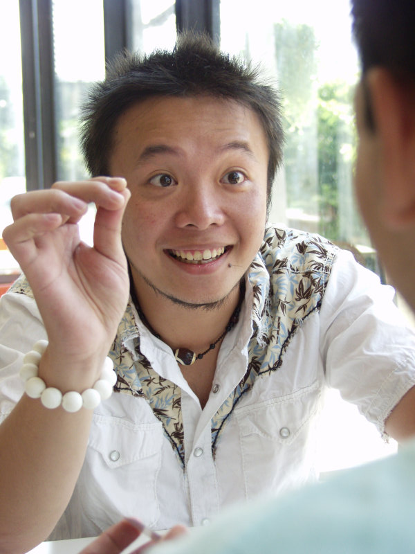 台中20號倉庫藝術特區藝術村2006-2009年橘園經營時期咖啡館藝廊聊天表情系列攝影邀請聊天表情20061007攝影照片7