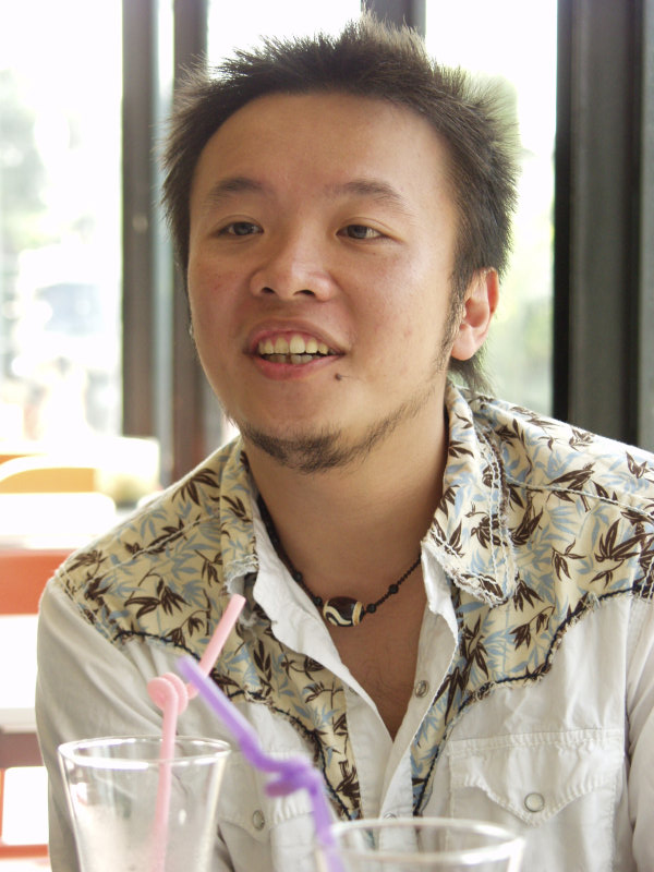 台中20號倉庫藝術特區藝術村2006-2009年橘園經營時期咖啡館藝廊聊天表情系列攝影邀請聊天表情20061007攝影照片43