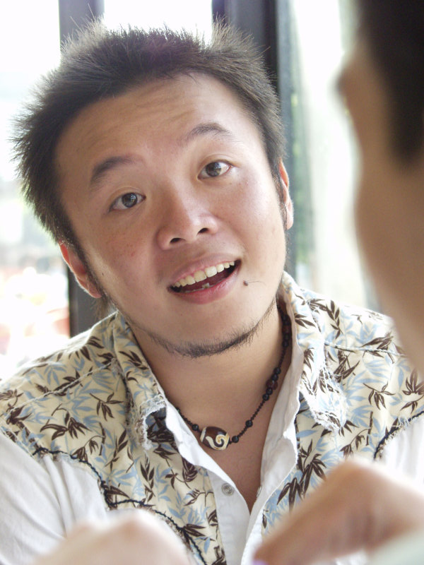 台中20號倉庫藝術特區藝術村2006-2009年橘園經營時期咖啡館藝廊聊天表情系列攝影邀請聊天表情20061007攝影照片85