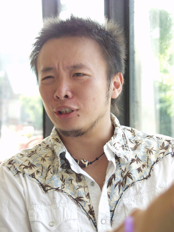 台中20號倉庫藝術特區藝術村2006-2009年橘園經營時期咖啡館藝廊聊天表情系列攝影邀請聊天表情20061007攝影照片104