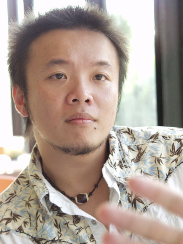 台中20號倉庫藝術特區藝術村2006-2009年橘園經營時期咖啡館藝廊聊天表情系列攝影邀請聊天表情20061007攝影照片115