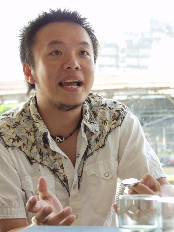 台中20號倉庫藝術特區藝術村2006-2009年橘園經營時期咖啡館藝廊聊天表情系列攝影邀請聊天表情20061007攝影照片132