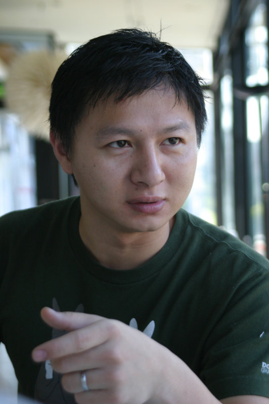 台中20號倉庫藝術特區藝術村2006-2009年橘園經營時期咖啡館藝廊聊天表情系列攝影邀請聊天表情20061209攝影照片6