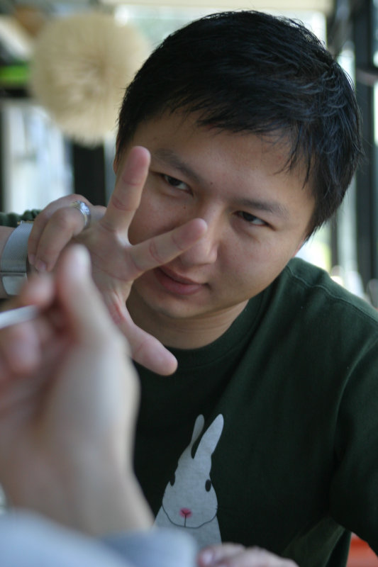 台中20號倉庫藝術特區藝術村2006-2009年橘園經營時期咖啡館藝廊聊天表情系列攝影邀請聊天表情20061209攝影照片10