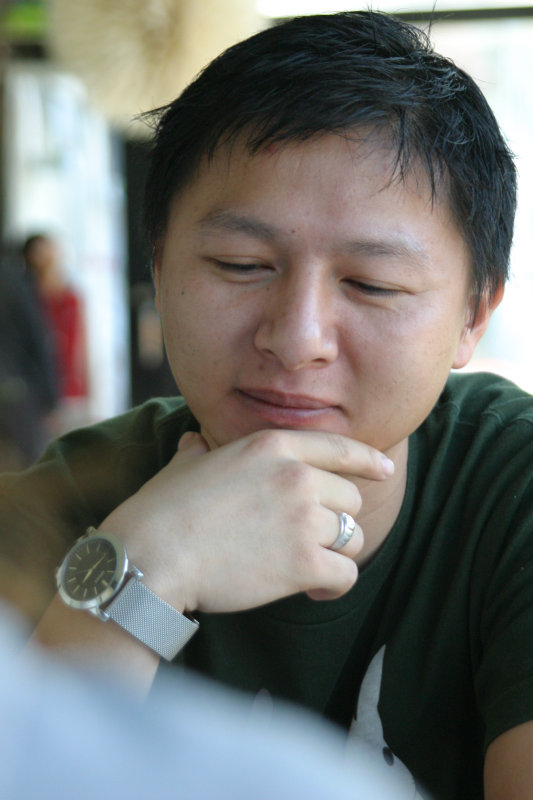 台中20號倉庫藝術特區藝術村2006-2009年橘園經營時期咖啡館藝廊聊天表情系列攝影邀請聊天表情20061209攝影照片36