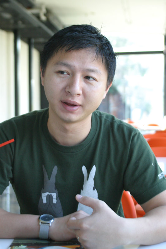 台中20號倉庫藝術特區藝術村2006-2009年橘園經營時期咖啡館藝廊聊天表情系列攝影邀請聊天表情20061209攝影照片48