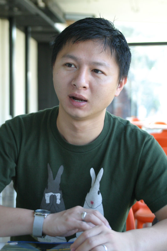 台中20號倉庫藝術特區藝術村2006-2009年橘園經營時期咖啡館藝廊聊天表情系列攝影邀請聊天表情20061209攝影照片49