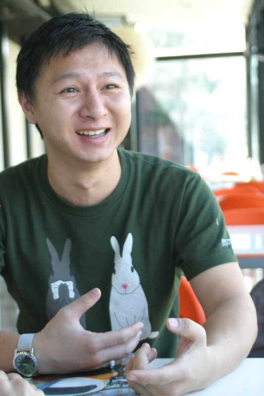 台中20號倉庫藝術特區藝術村2006-2009年橘園經營時期咖啡館藝廊聊天表情系列攝影邀請聊天表情20061209攝影照片54