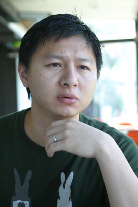 台中20號倉庫藝術特區藝術村2006-2009年橘園經營時期咖啡館藝廊聊天表情系列攝影邀請聊天表情20061209攝影照片58